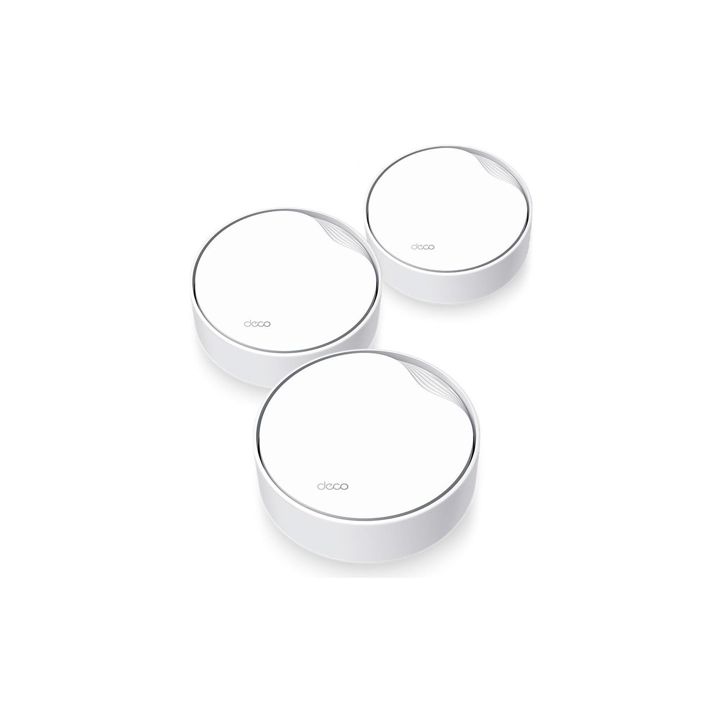 Tp-Link Wireless Router|TP-LINK|Wireless Router|3-pack|3000 Mbps|Mesh|Wi-Fi 6|1x10/100/1000M|1x2.5GbE|DHCP|DECOX50-POE(3-PACK)