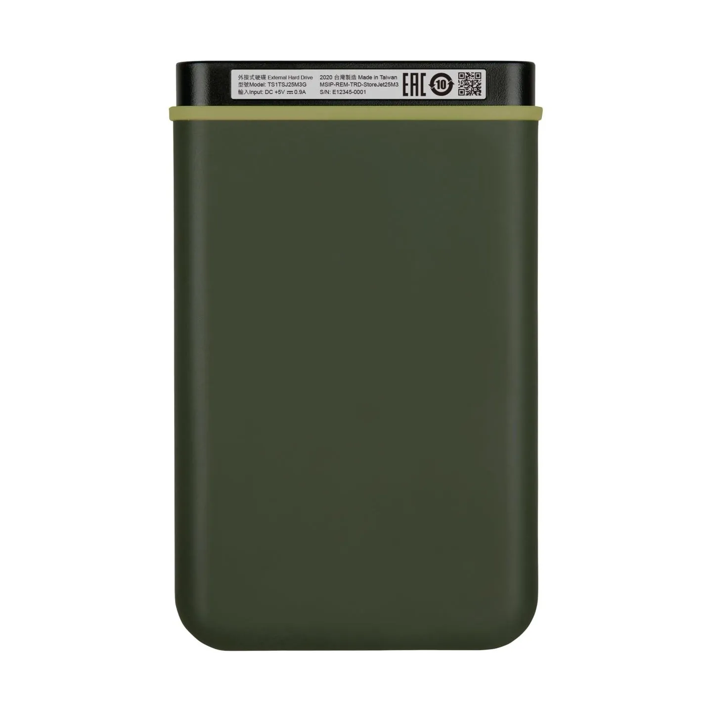 Transcend External HDD|TRANSCEND|StoreJet|1TB|USB 3.1|Colour Green|TS1TSJ25M3G