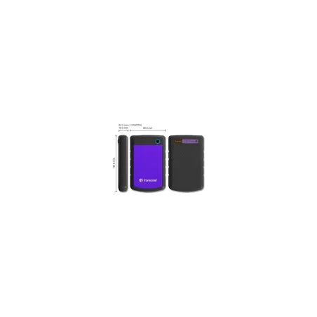 Transcend External HDD|TRANSCEND|StoreJet|2TB|USB 3.0|Colour Purple|TS2TSJ25H3P