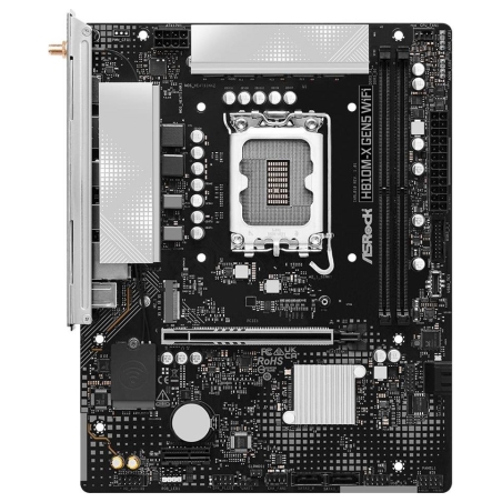 Asrock Mainboard|ASROCK|LGA 1851 (Socket V1)|RAM DDR5-SDRAM|2xSlots|H810M-XGEN5WIFI