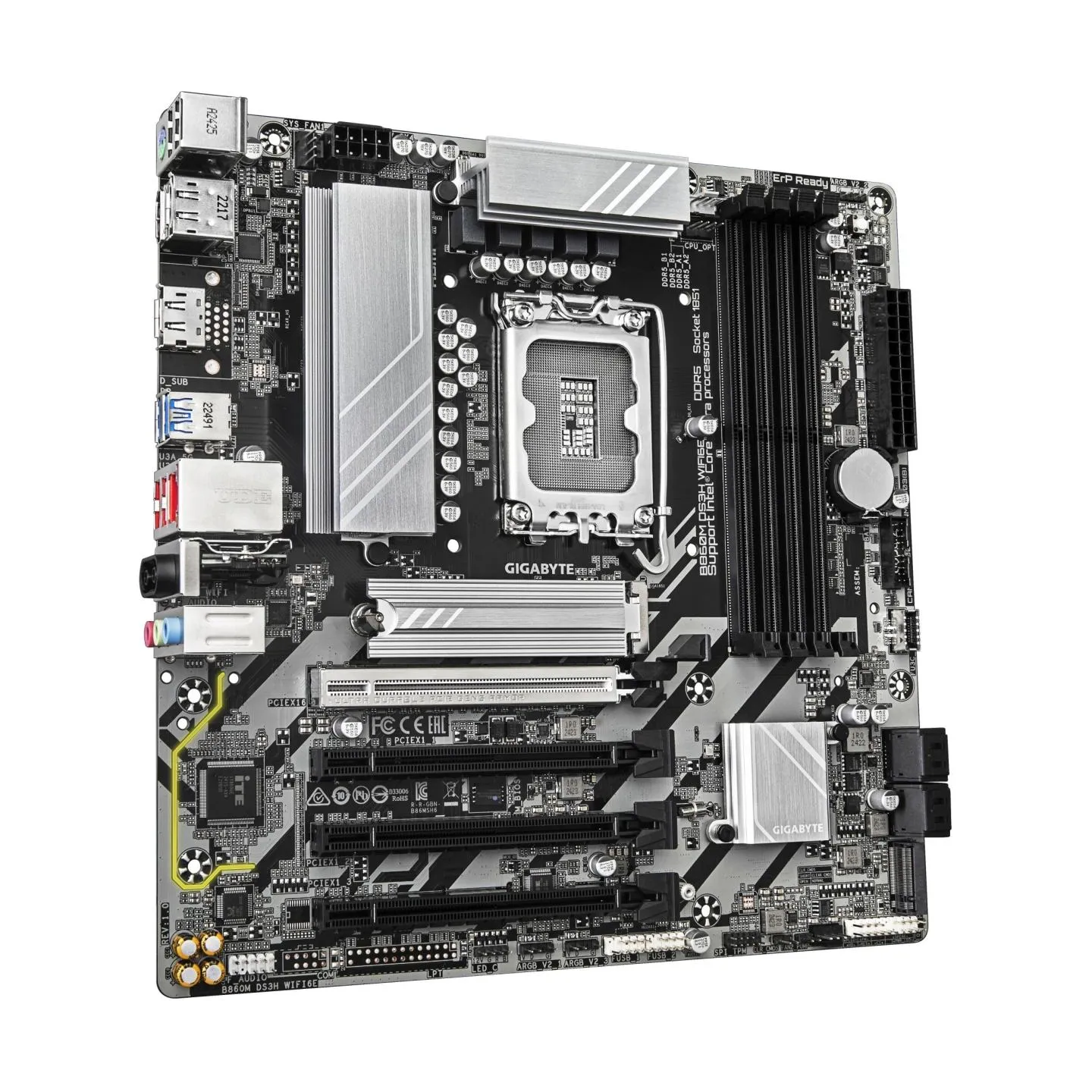 Gigabyte Mainboard|GIGABYTE|Intel B860 Express|LGA1851|Micro-ATX|Memory DDR5|Memory slots 4|4xPCI-Express 4.0 16x|1xPCI-Express 