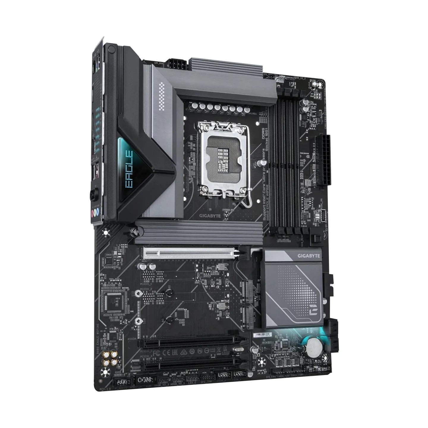 Gigabyte Mainboard|GIGABYTE|Intel B860 Express|LGA1851|ATX|Memory DDR5|Memory slots 4|3xPCI-Express 16x|3xM.2|1xHDMI|1xDisplayPo