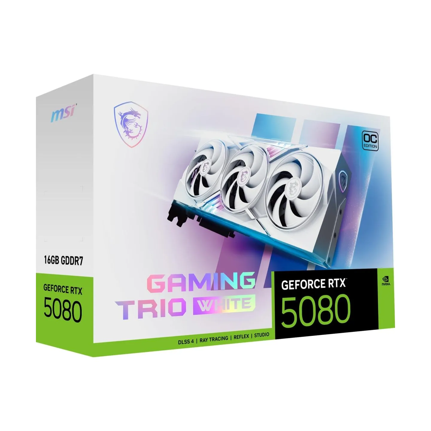 MSI Graphics Card|MSI|NVIDIA GeForce RTX 5080|16 GB|GDDR7|256 bit|PCIE 5.0 16x|Dual Slot Fansink|1xHDMI|3xDisplayPort|508016GGAM