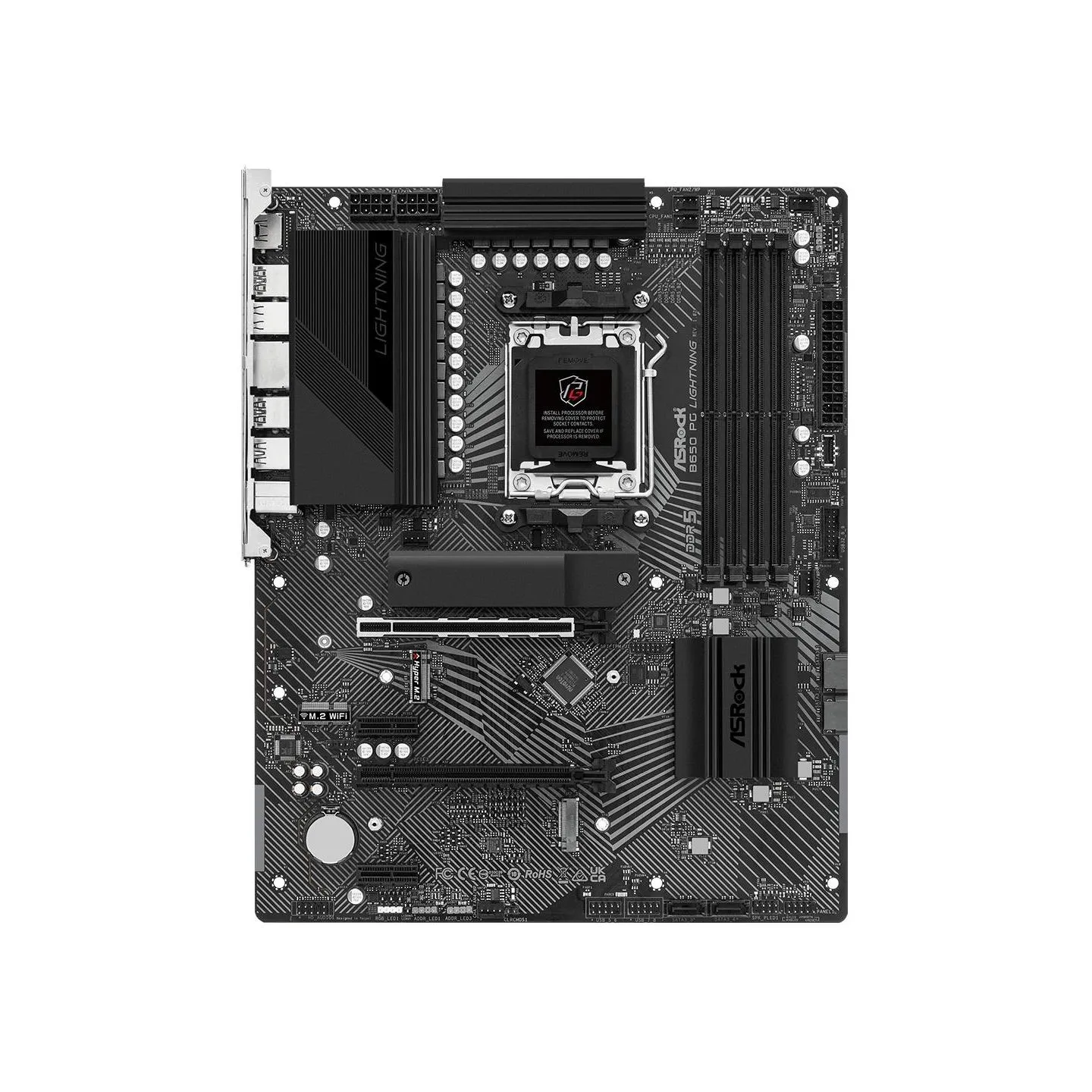 Asrock Mainboard|ASROCK|AMD B650|SAM5|ATX|Memory DDR5|Memory slots 4|2xPCI-Express 4.0 1x|2xPCI-Express 4.0 16x|3xM.2|1xHDMI|1xA