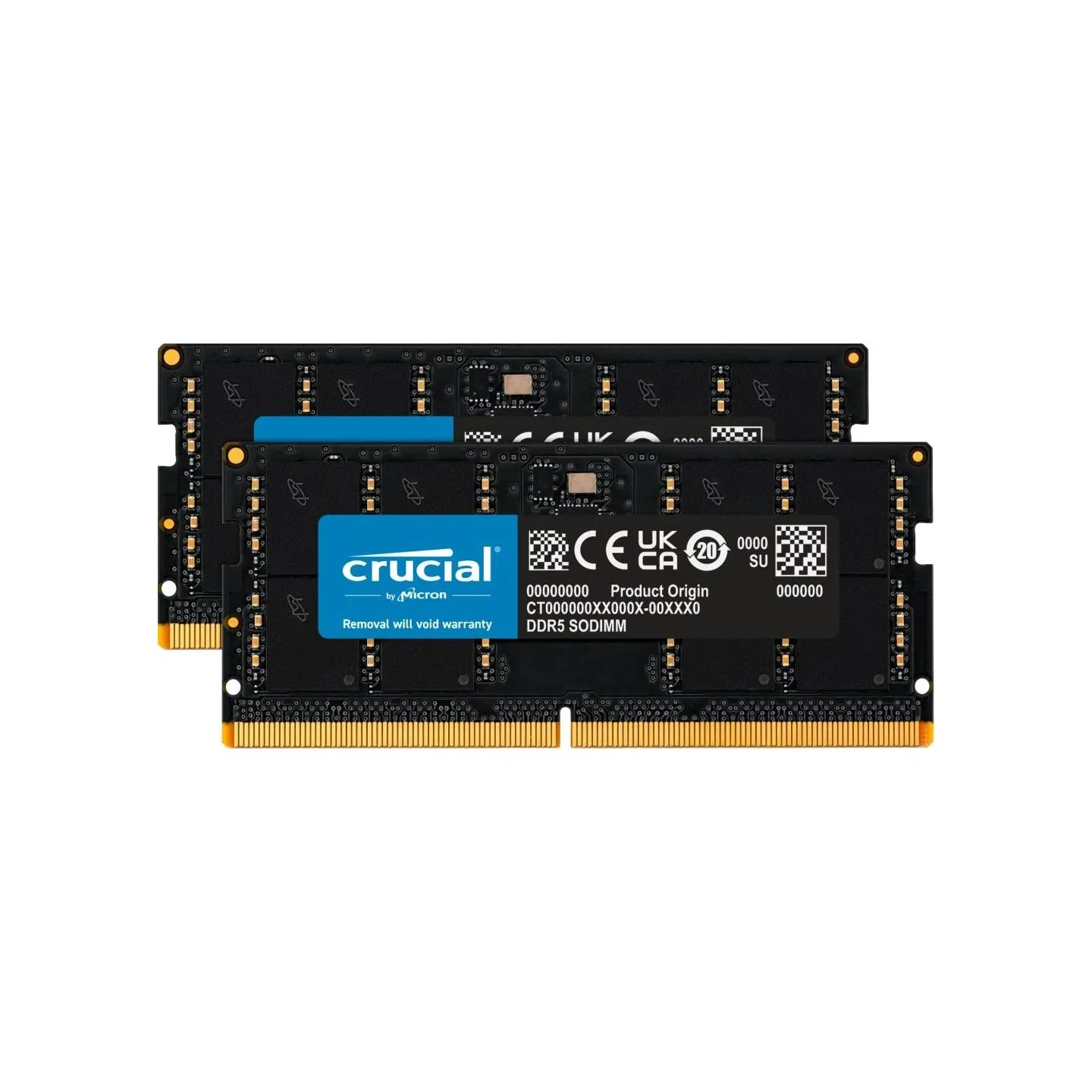 Crucial Notebook memory DDR5 SODIMM 96GB(2*48) /5600 CL46 (16Gbit)