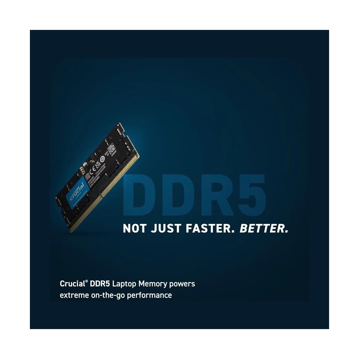 Crucial Notebook memory DDR5 SODIMM 96GB(2*48) /5600 CL46 (16Gbit)