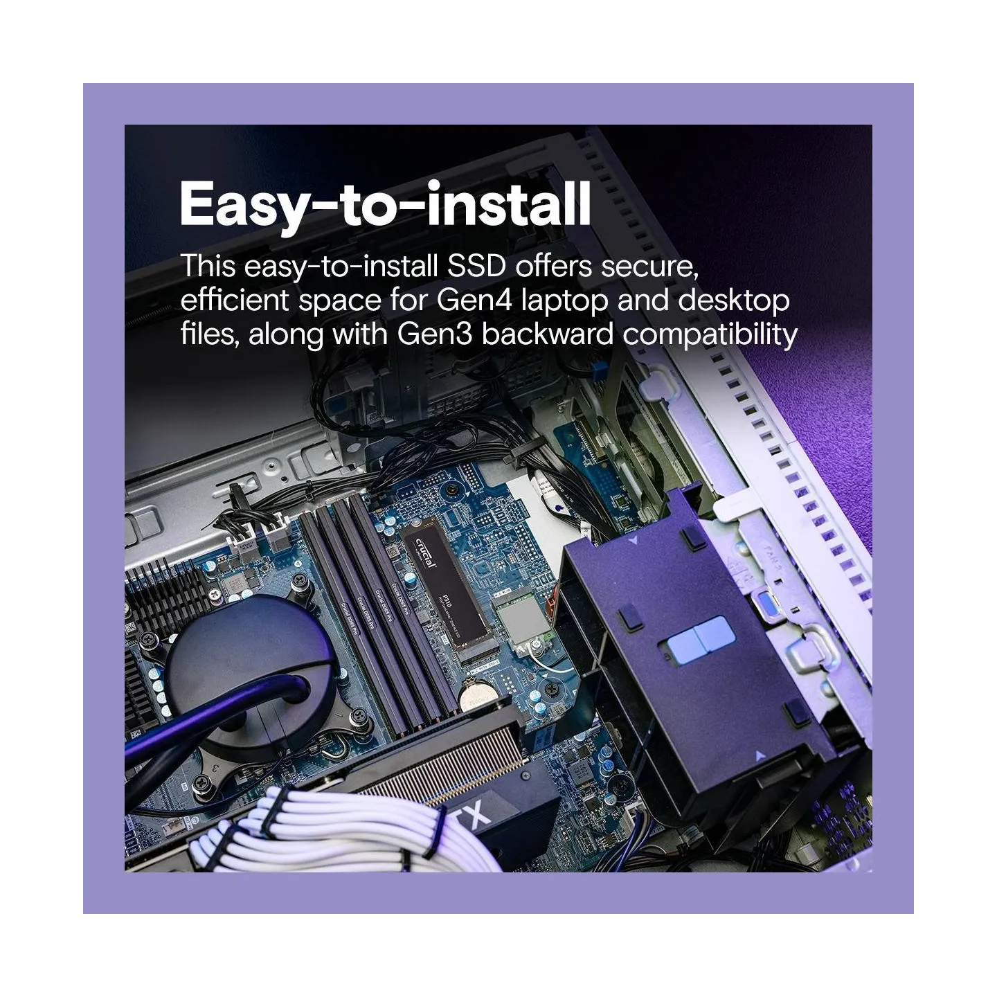 Crucial SSD|CRUCIAL|800xTBW rating|Read speed 7100 MB/s|Write speed 6000 MB/s|NVMe Yes|PCI Express 4.0|M.2|4000 GB|P310|CT4000P3