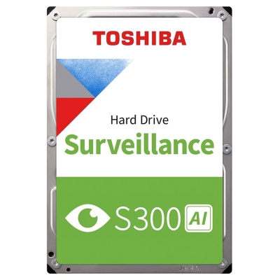 Toshiba HDD Video Surveillance TOSHIBA S300 AI 10TB CMR, 3.5'', 512MB, 7200RPM,SATA
