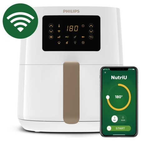 Philips | Airfryer Connected | HD9255/30 Series 5000 | Power 1400 W | Capacity 4.1 L | White