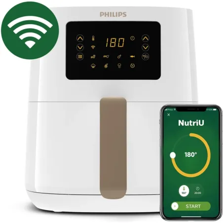 Philips | Airfryer Connected | HD9255/30 Series 5000 | Power 1400 W | Capacity 4.1 L | White