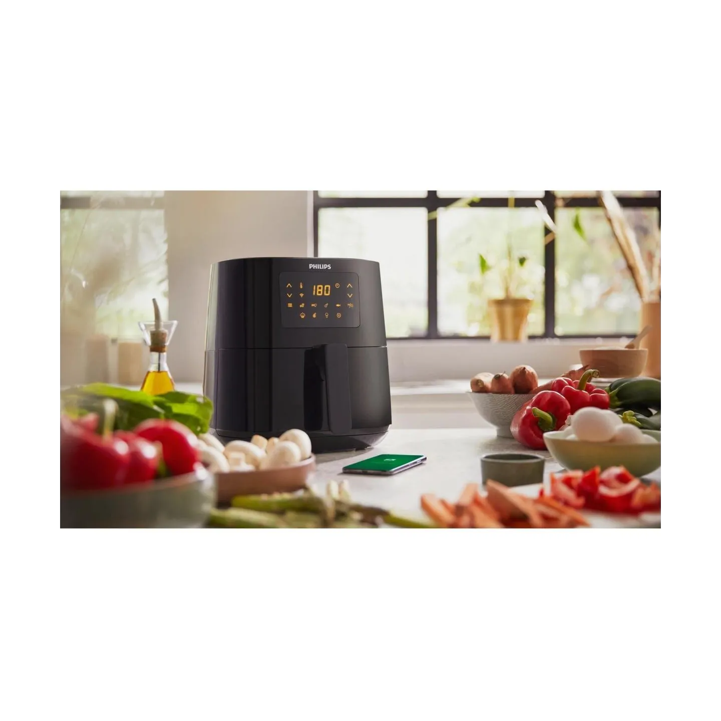 Philips 5000 series Airfryer Connected HD9255/30, 800 g, 4,1 l / HD9255/30
