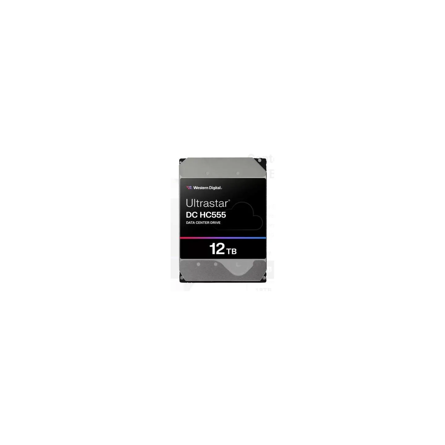 WD HDD|WESTERN DIGITAL ULTRASTAR|Ultrastar DC HC555|12TB|512 MB|7200 rpm|3,5"|0B48720
