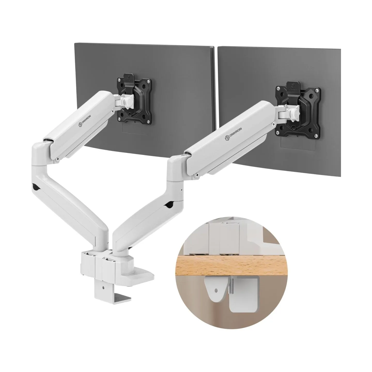 Onkron MONITOR ACC DESK MOUNT/13-32" BLK/WHT G160-BW ONKRON