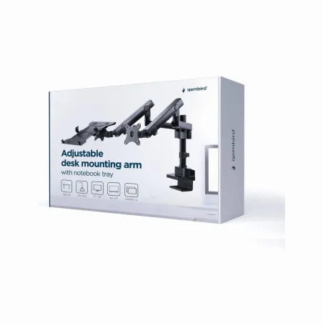 Gembird Desk mounted adjustable monitor