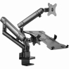 Gembird Desk mounted adjustable monitor