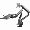 Gembird Desk mounted adjustable monitor
