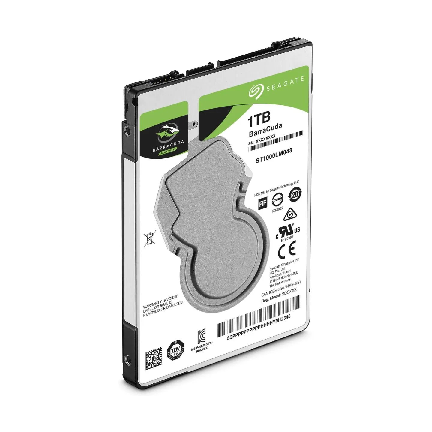 Seagate HDD|SEAGATE|Barracuda|1TB|SATA 3.0|128 MB|5400 rpm|2,5"|Thickness 7mm|ST1000LM048
