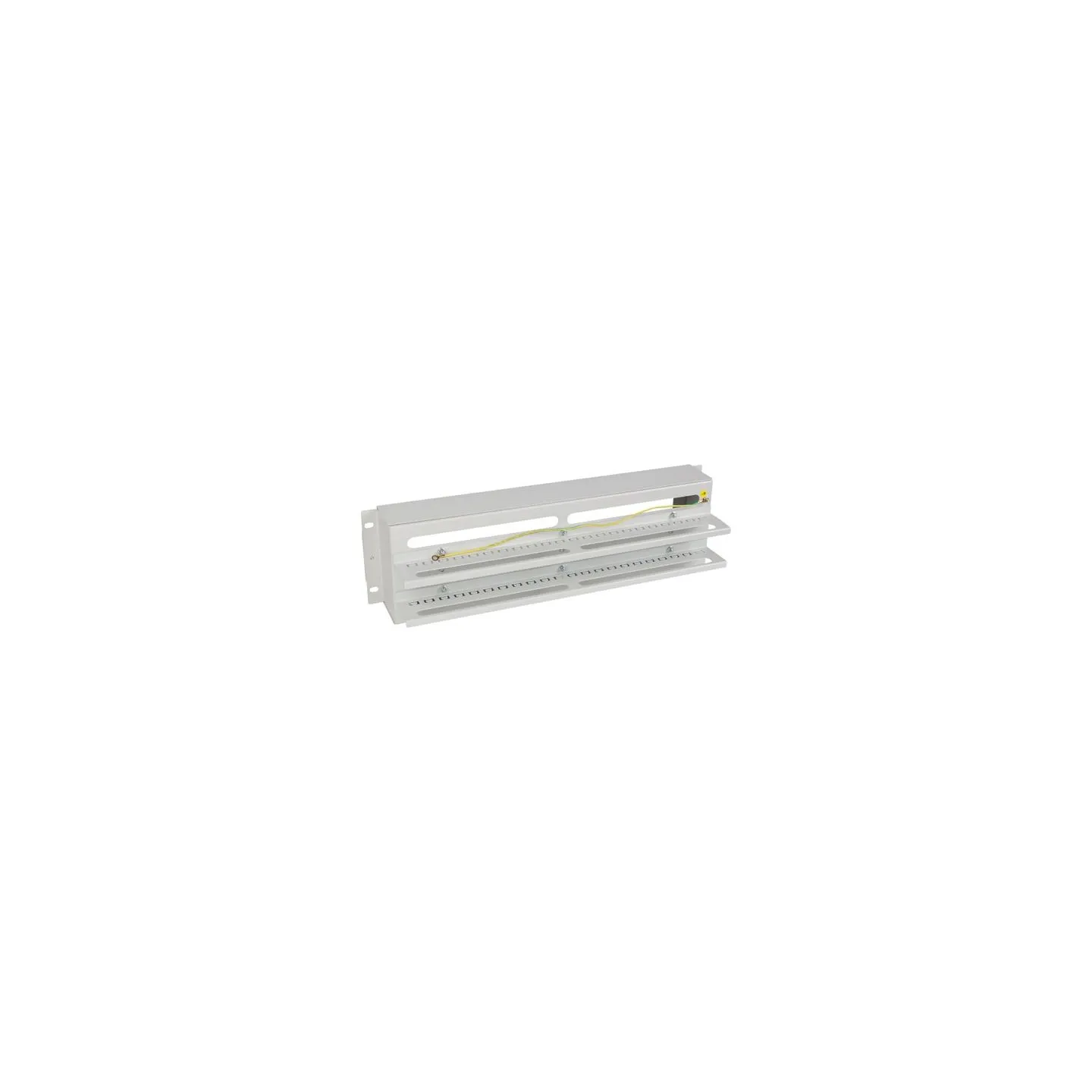 Lanberg 19" 3U Voltage Distrubution Panel with Din Rail TS-35 | Grey