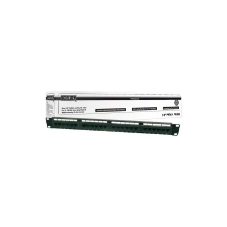 Digitus | Patch Panel | DN-91524U | Category: CAT 5e; Ports: 24 x RJ45; Retention strength: 7.7 kg; Insertion force: 30N max | 4