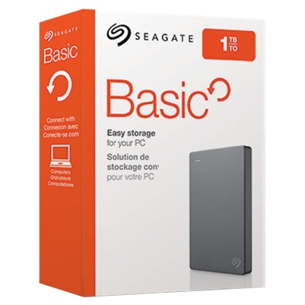 Seagate HDD External Basic (2.5'/1TB/USB 3.0)