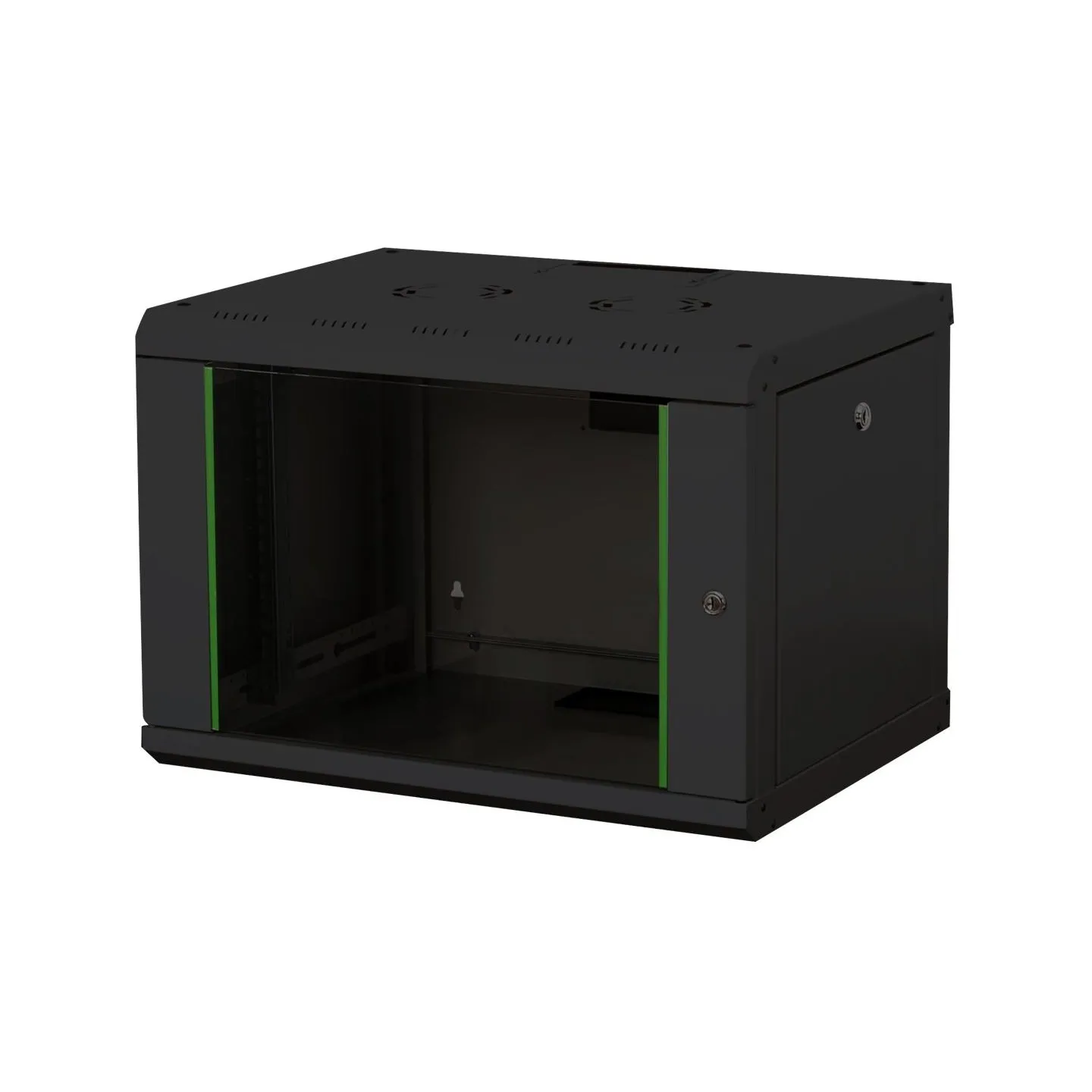 Digitus | Wall Mounting Cabinet | DN-19 07-U-SW | IP protection class: IP20; Front door: Glass door, single opening; Cabinet typ