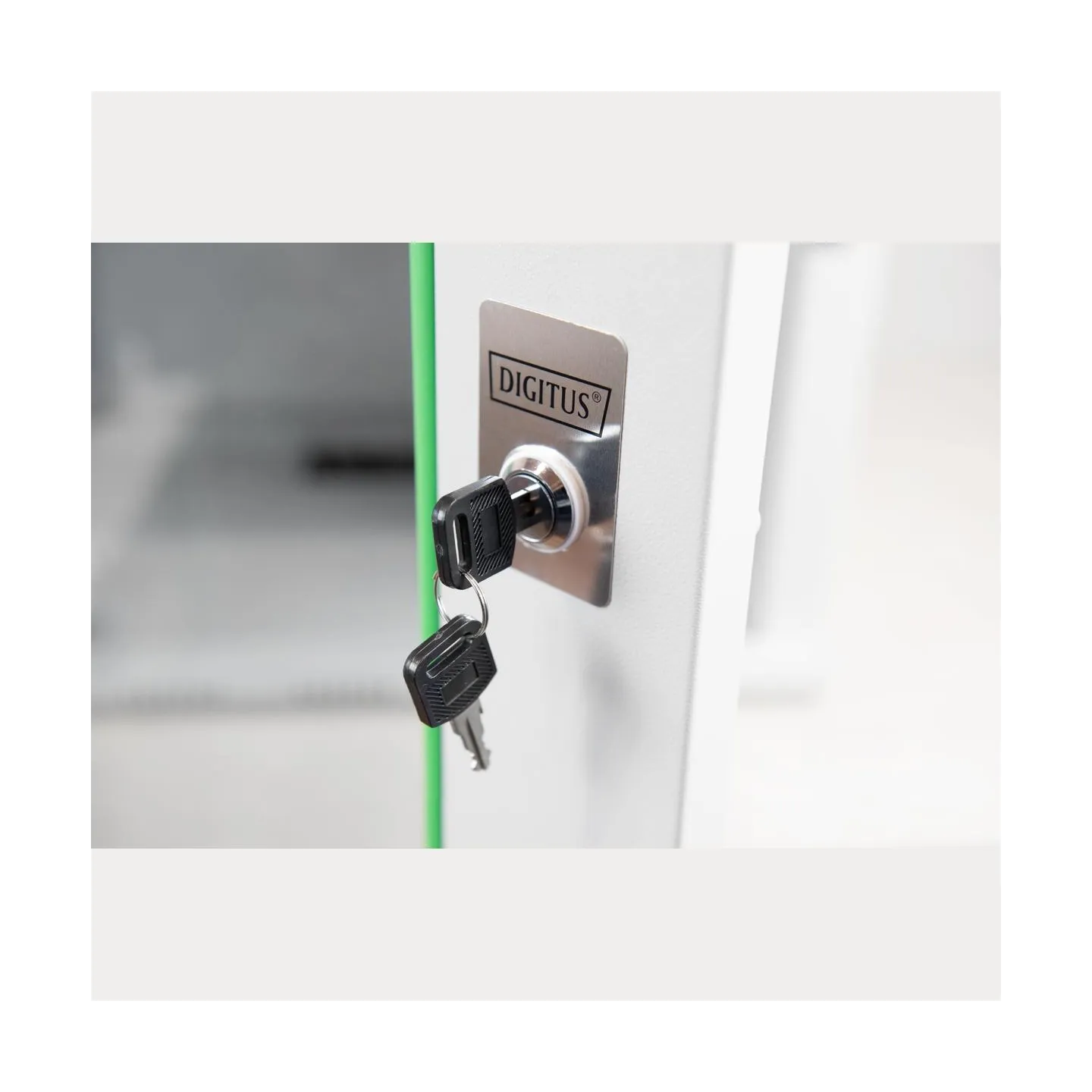 Digitus | Wall Mounting Cabinet | DN-19 12-U | IP protection class: IP20; Front door: Glass door, single opening; Cabinet type: 