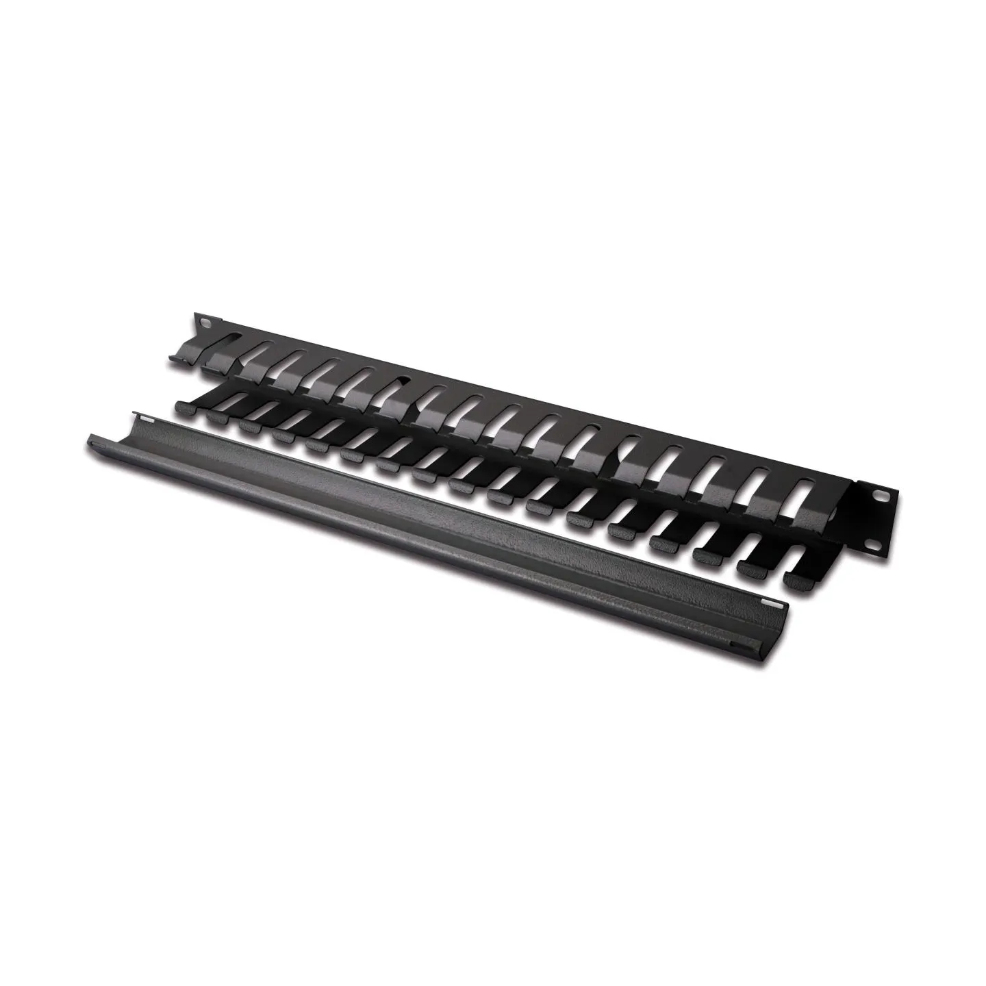 Digitus | 1U cable management cage detachable rear plate | DN-97617 | For installation on the 483 mm (19“) profile rails | Black