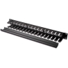 Digitus | 1U cable management cage detachable rear plate | DN-97617 | For installation on the 483 mm (19“) profile rails | Black