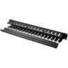 Digitus | 1U cable management cage detachable rear plate | DN-97617 | For installation on the 483 mm (19“) profile rails | Black