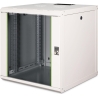 Digitus | Wall Mounting Cabinet Unique Series | DN-19 12U-6/6 | 60 x 60 cm | Grey