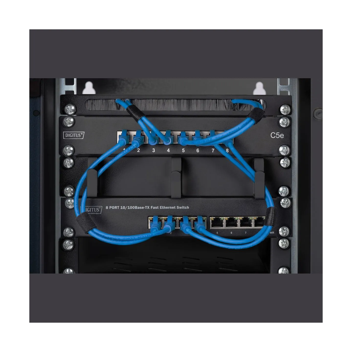 Digitus | Wall-mounted housing 254 mm (10") - 312 x 300 mm | DN-10-09U-B
