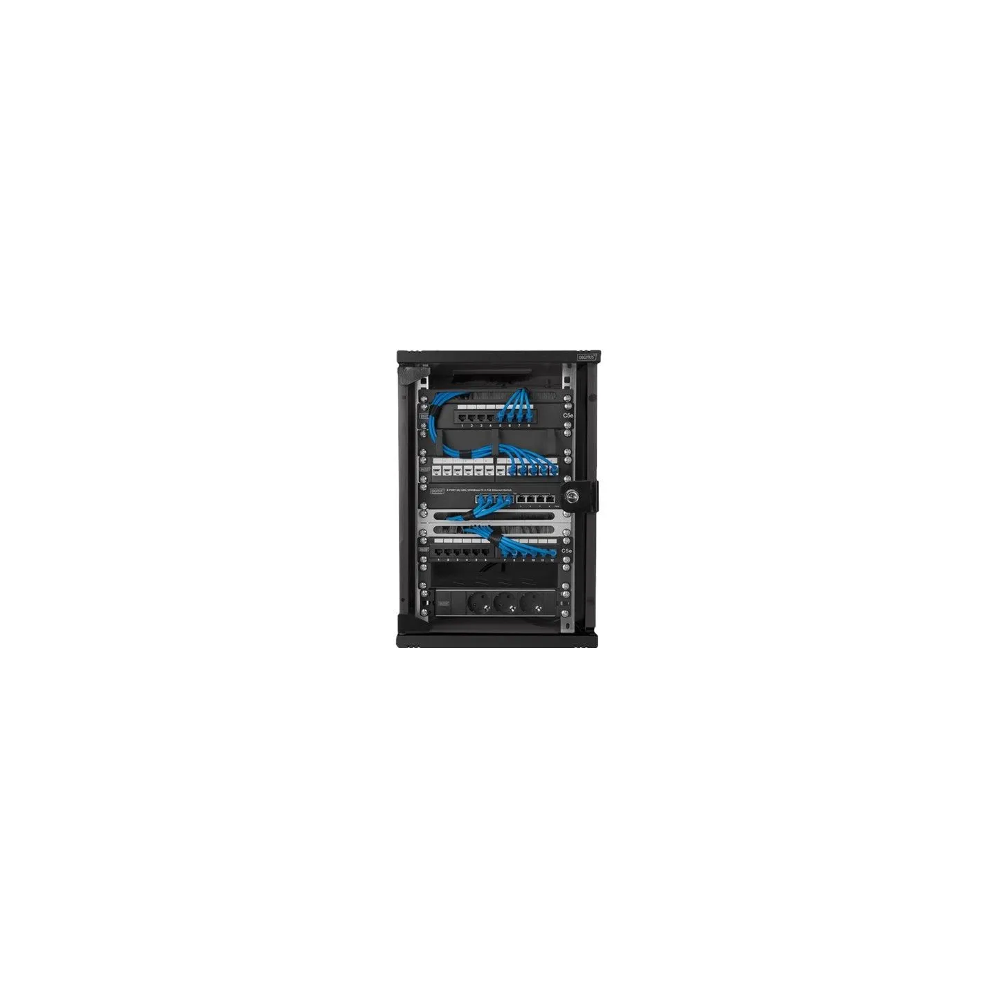 Digitus | Wall-mounted housing 254 mm (10") - 312 x 300 mm | DN-10-09U-B