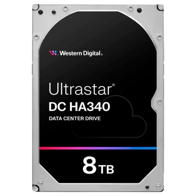 WD HDD Server WD Ultrastar DC HA340 8TB 512e SE, 3.5’’, 256MB, 7200 RPM, SATA, SKU: 0B47078