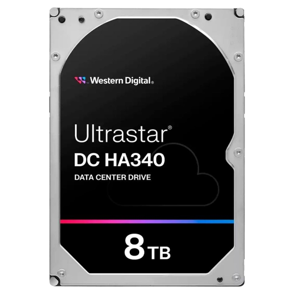 WD HDD Server WD Ultrastar DC HA340 8TB 512e SE, 3.5’’, 256MB, 7200 RPM, SATA, SKU: 0B47078