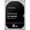 WD HDD Server WD Ultrastar DC HA340 8TB 512e SE, 3.5’’, 256MB, 7200 RPM, SATA, SKU: 0B47078