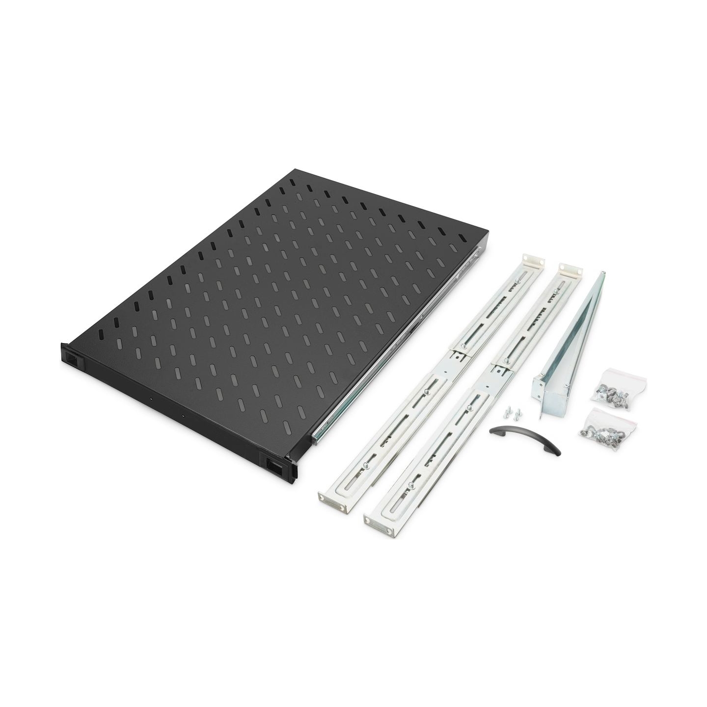 Digitus Extendible Shelf for 483 mm Cabinets | DN-19 TRAY-2-1000SW | Black