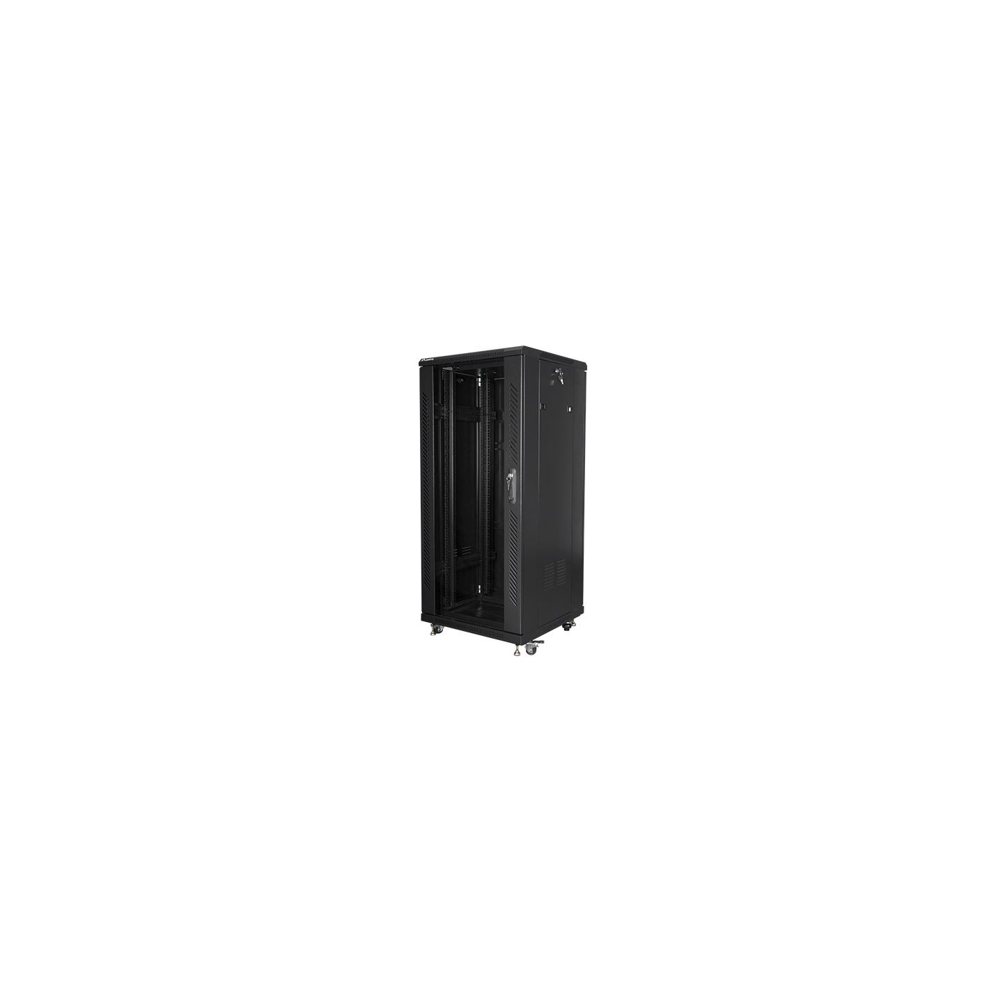 Lanberg | Rack cabinet 19" free-standing 27U/600x600 (flat pack) | FF01-6627-12B | Black