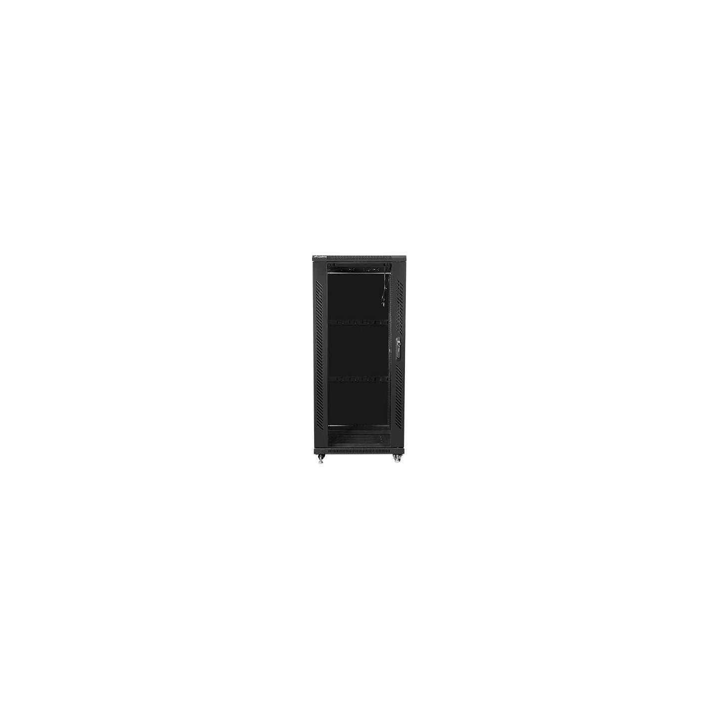 Lanberg | Rack cabinet 19" free-standing 27U/600x600 (flat pack) | FF01-6627-12B | Black