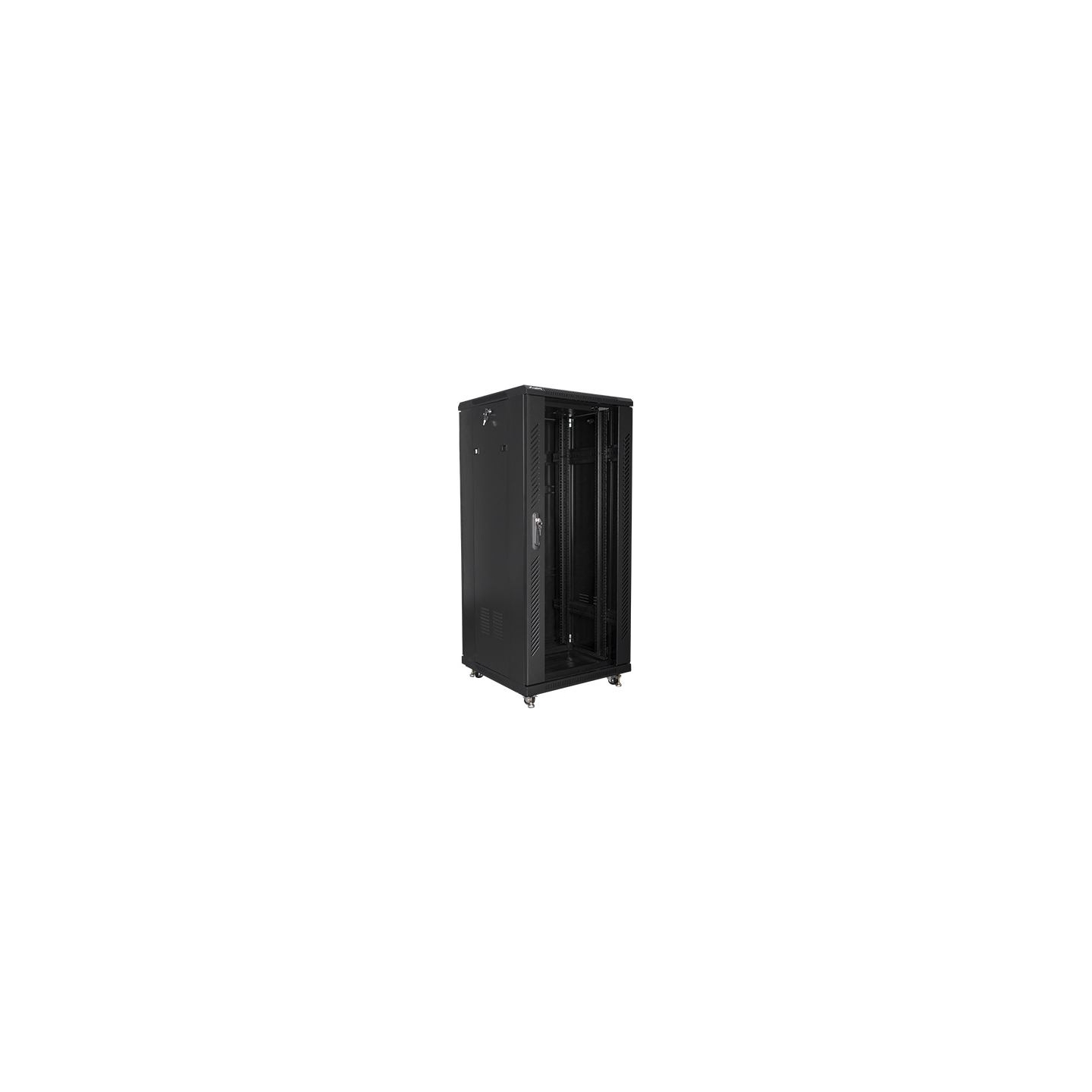 Lanberg | Rack cabinet 19" free-standing 27U/600x600 (flat pack) | FF01-6627-12B | Black