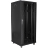 Lanberg | Rack cabinet 19" free-standing 27U/600x600 (flat pack) | FF01-6627-12B | Black