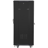 Lanberg | Rack cabinet 19" free-standing 27U/600x600 (flat pack) | FF01-6627-12B | Black