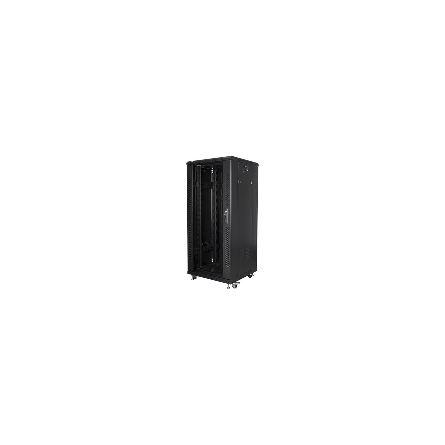 Lanberg | Rack cabinet 19" free-standing 27U/600x600 (flat pack) | FF01-6627-12B | Black