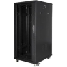 Lanberg | Rack cabinet 19" free-standing 27U/600x800 (flat pack) | FF01-6827-12B | Black