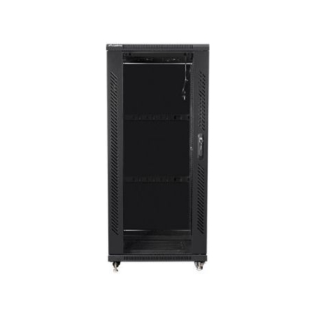 Lanberg | Rack cabinet 19" free-standing 27U/600x800 (flat pack) | FF01-6827-12B | Black