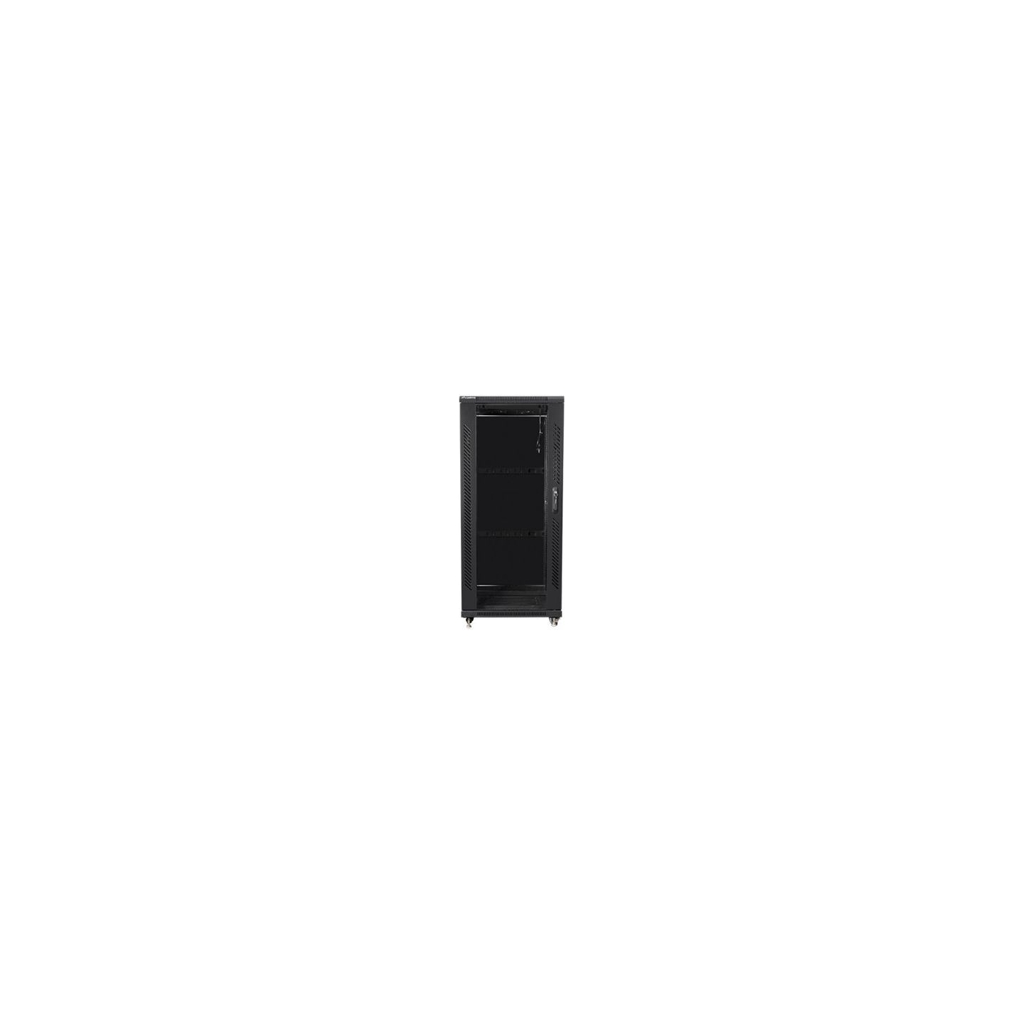 Lanberg | Rack cabinet 19" free-standing 27U/600x800 (flat pack) | FF01-6827-12B | Black