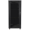 Lanberg | Rack cabinet 19" free-standing 27U/600x800 (flat pack) | FF01-6827-12B | Black