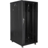 Lanberg | Rack cabinet 19" free-standing 27U/600x800 (flat pack) | FF01-6827-12B | Black