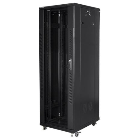 Lanberg | Rack cabinet 19" free-standing 37U/600x800 (flat pack) | FF01-6837-12B | Black