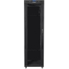 Lanberg | Rack cabinet 19" free-standing 42U/600x1000 (flat pack) with glass door lCD V2 | FF01-6042-12BL | Black