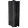Lanberg | Rack cabinet 19" free-standing 42U/600x1000 (flat pack) with glass door lCD V2 | FF01-6042-12BL | Black
